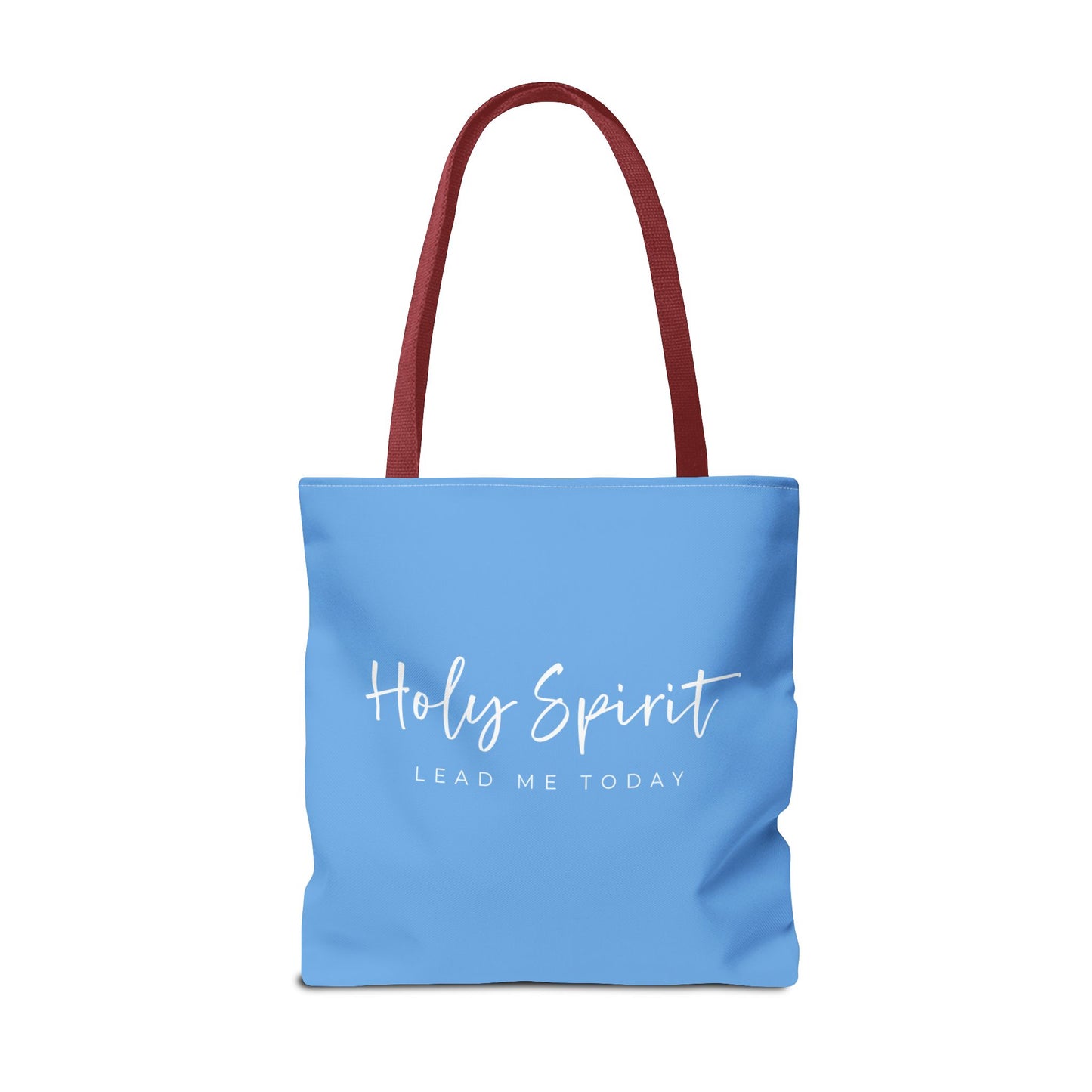 (tote bags) Holy Spirit Lead Me Today (light blue)