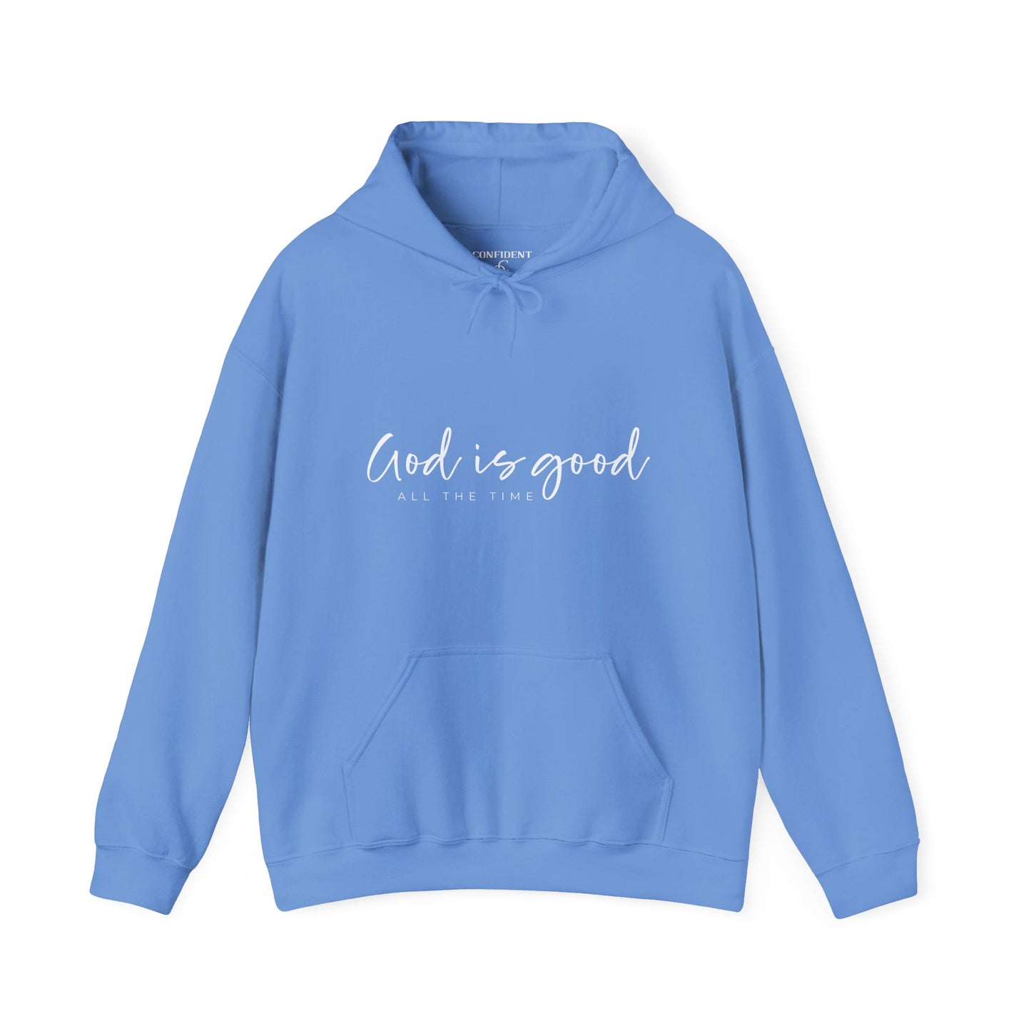 (Hoodie, Unisex) God is Good All the Time Luxury Christian Hooded Sweatshirt