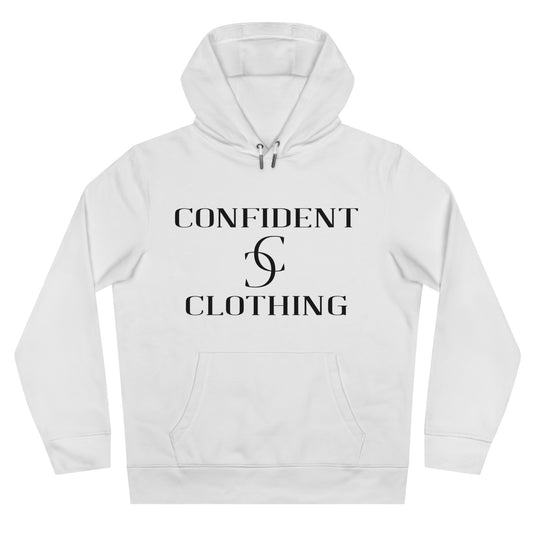 (hoodie unisex) multi-color Confident Clothing Luxury Hooded Sweatshirt (mcc black logo)