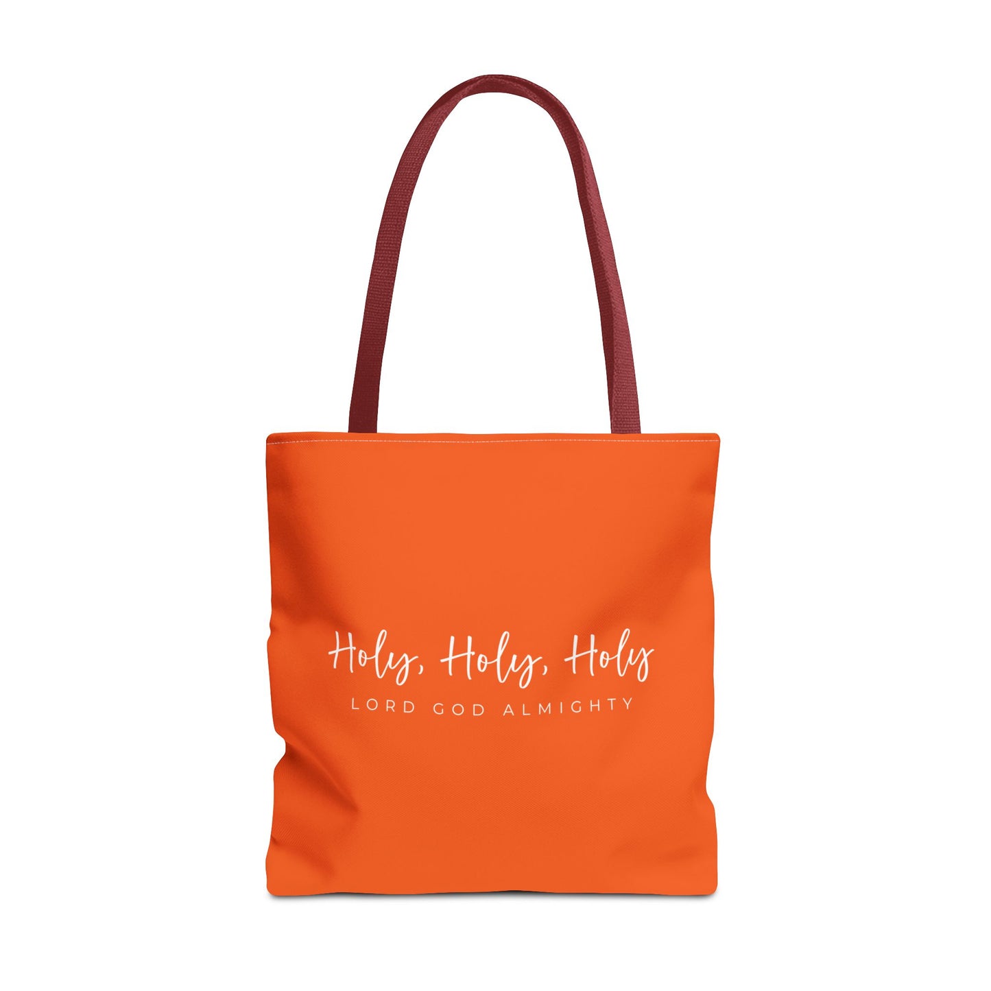 (tote bags) Holy Holy Holy Lord God Almighty (orange)