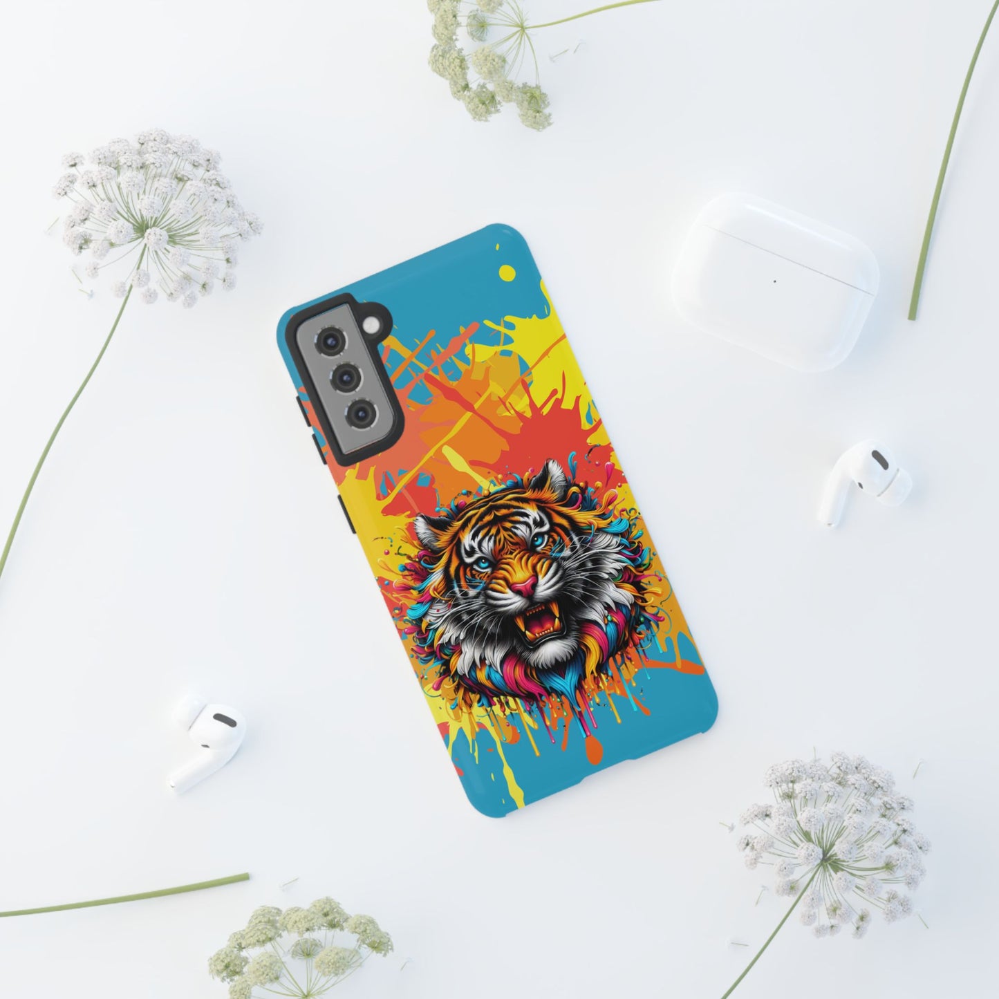 (phone cases) Roaring Tiger Tough Cases