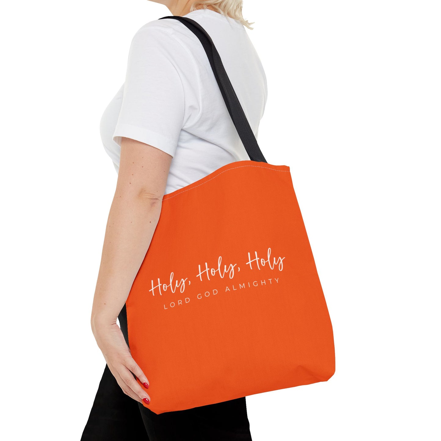 (tote bags) Holy Holy Holy Lord God Almighty (orange)