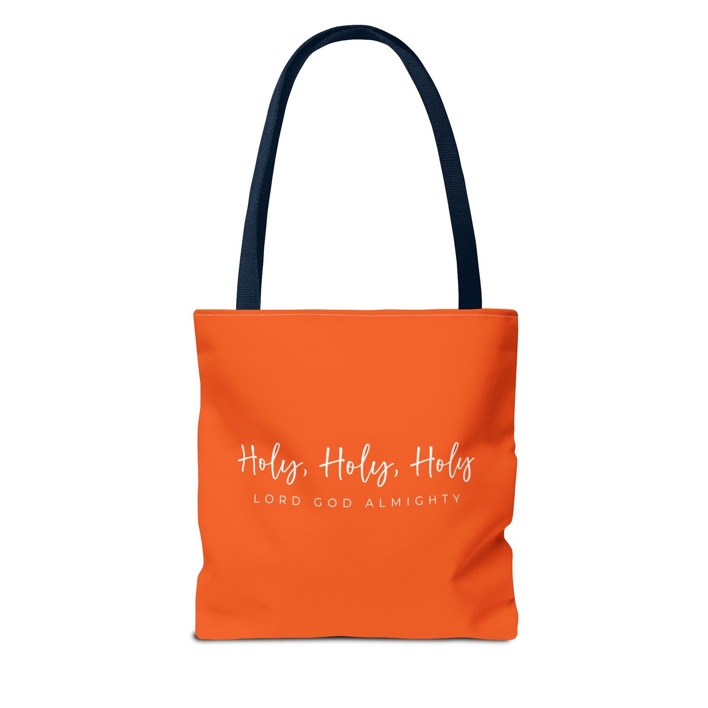 (tote bags) Holy Holy Holy Lord God Almighty (orange)