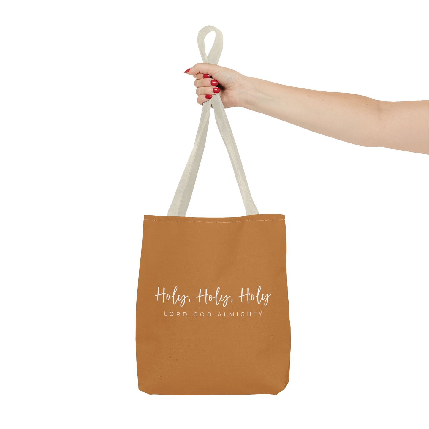 (tote bags) Holy Holy Holy Lord God Almighty (light brown)