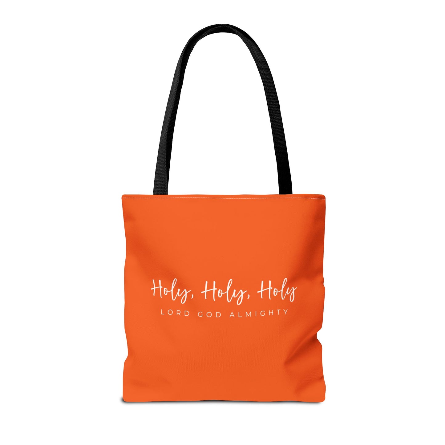 (tote bags) Holy Holy Holy Lord God Almighty (orange)