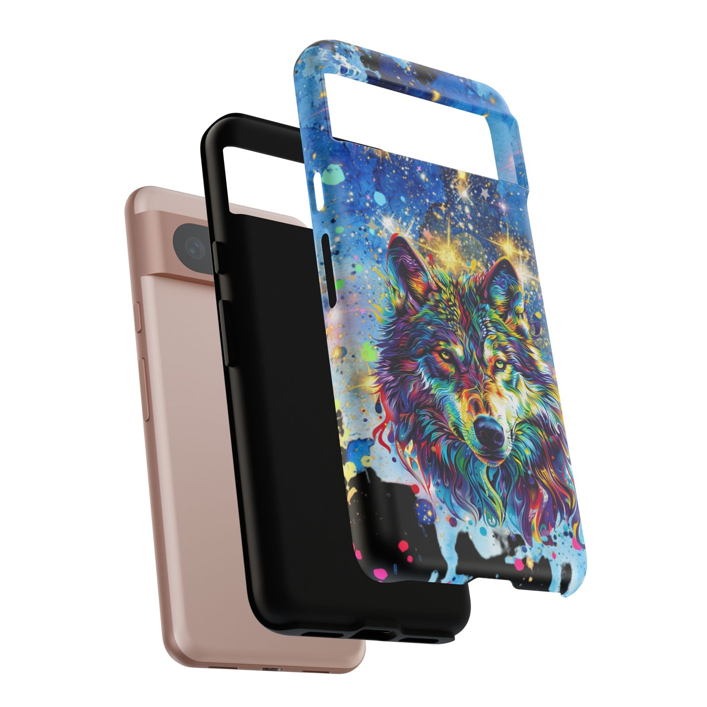 (phone cases) Starlight wolf Tough Cases