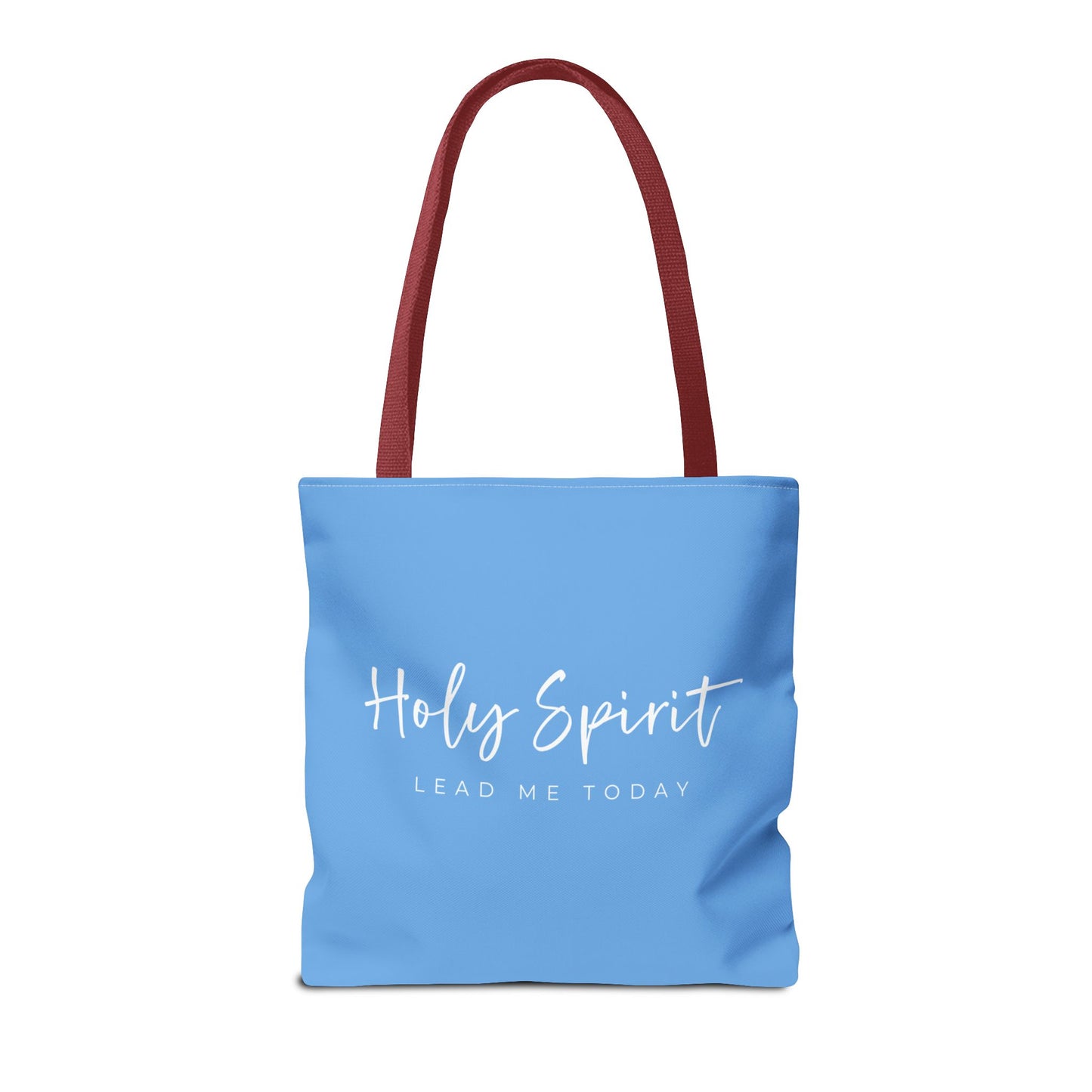 (tote bags) Holy Spirit Lead Me Today (light blue)