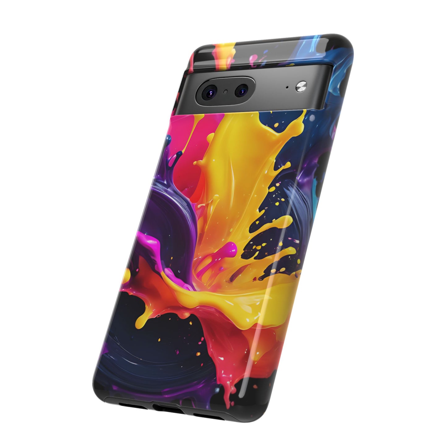 (phone cases) 3D ink splashes Tough Cases