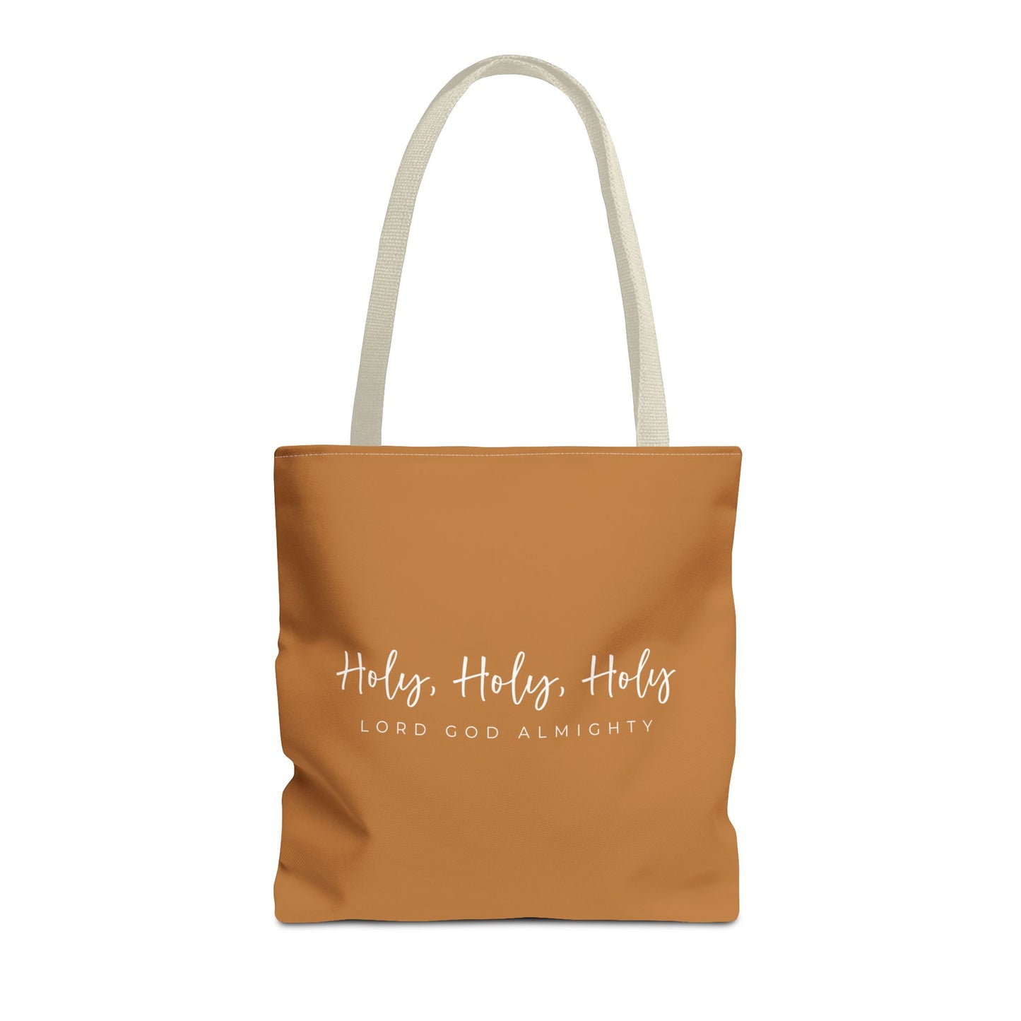 (tote bags) Holy Holy Holy Lord God Almighty (light brown)