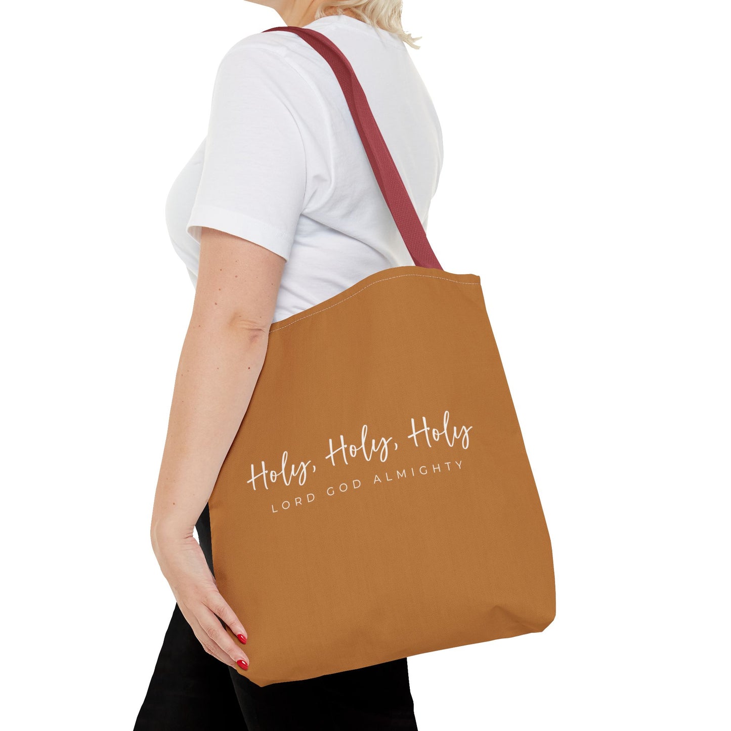 (tote bags) Holy Holy Holy Lord God Almighty (light brown)