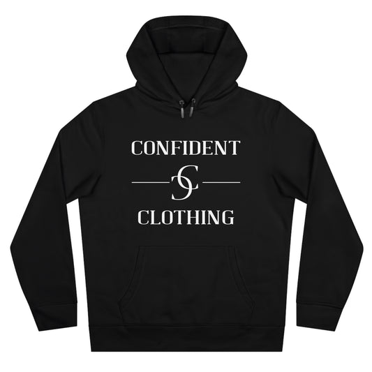 (hoodie unisex) multi-color Confident Clothing Luxury Hooded Sweatshirt (ml white logo)