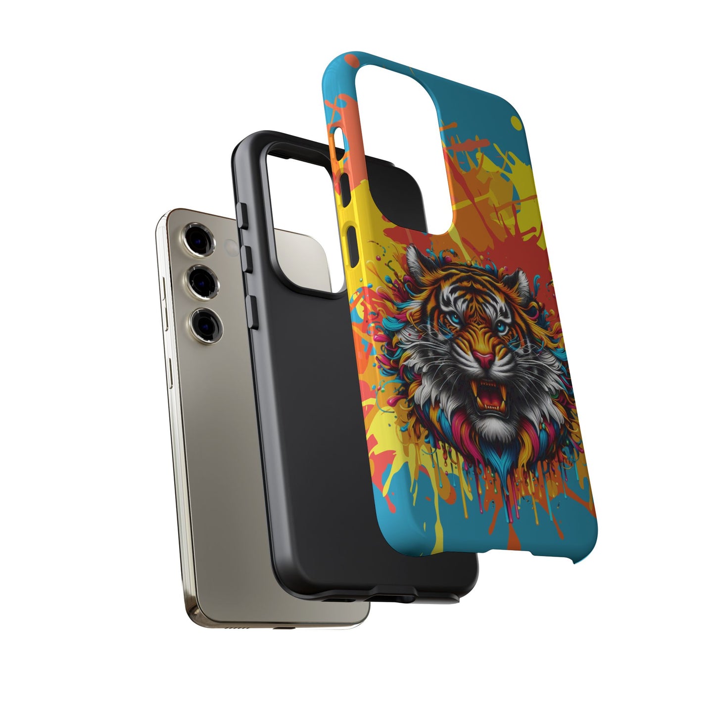 (phone cases) Roaring Tiger Tough Cases