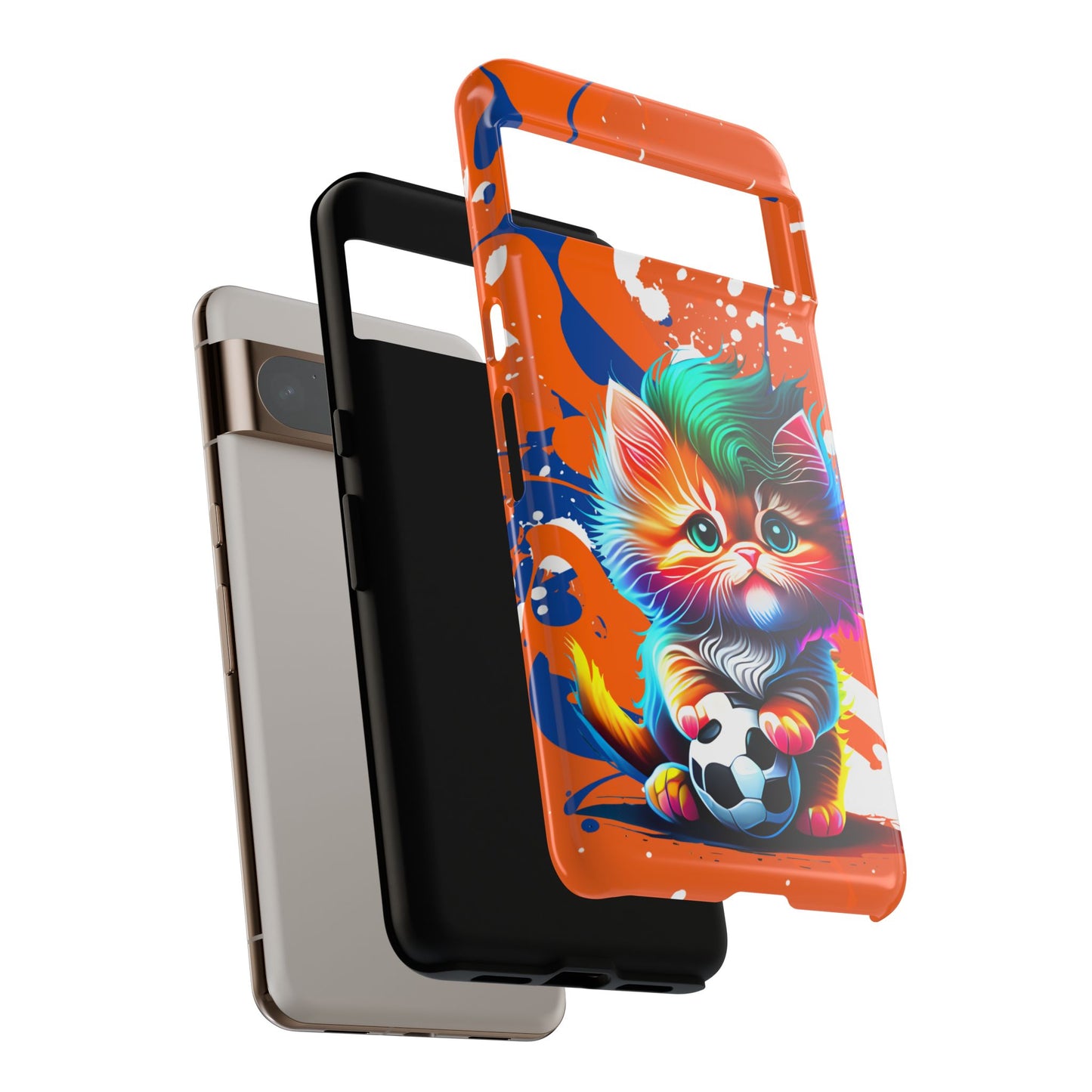 (phone cases) Baby Face Kitty Tough Cases