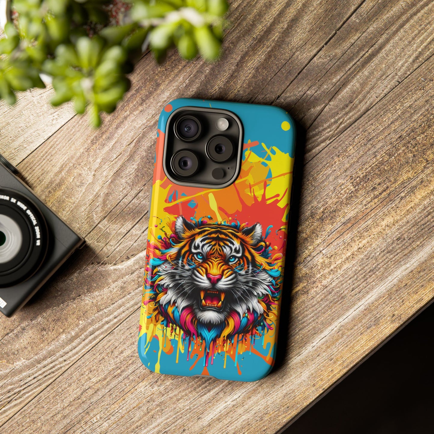 (phone cases) Roaring Tiger Tough Cases