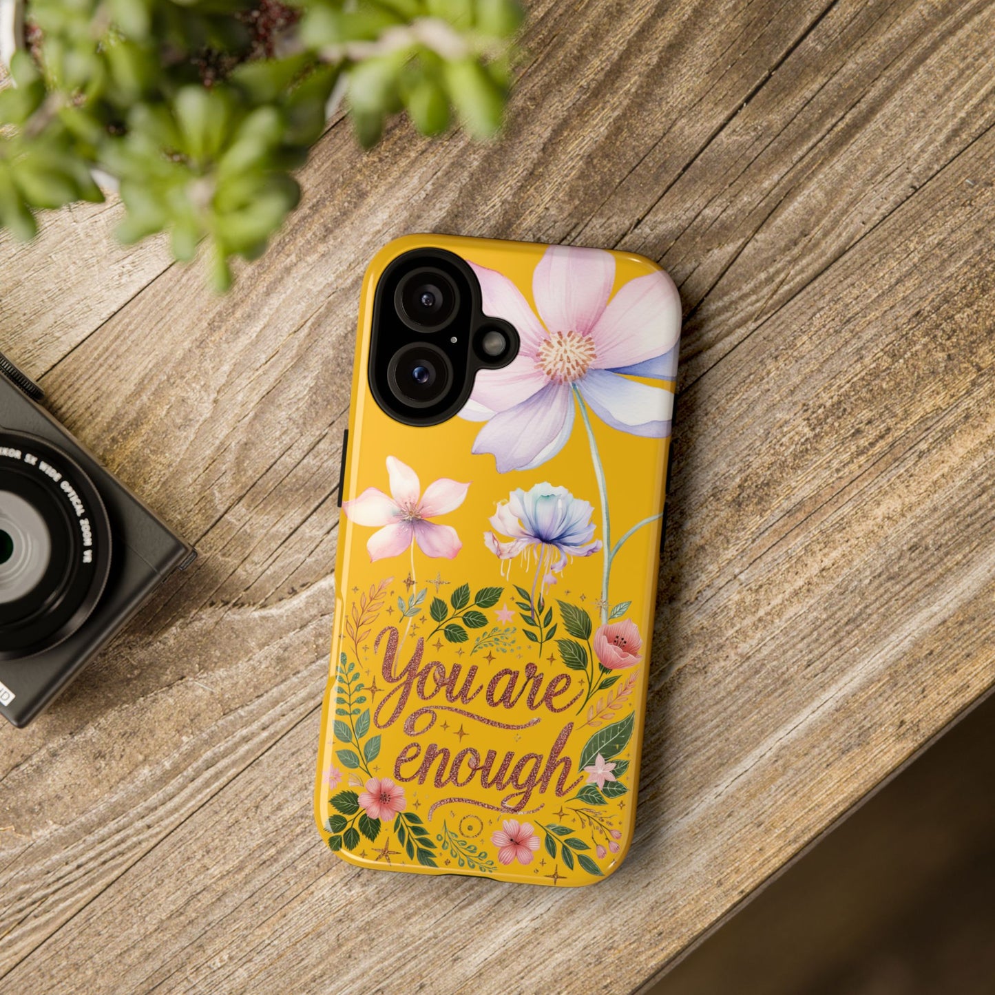 (phone cases) You Are Enough Tough Cases