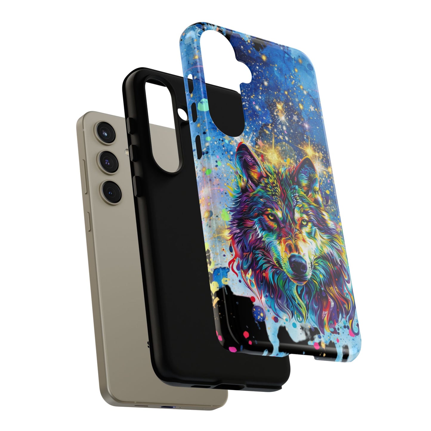 (phone cases) Starlight wolf Tough Cases