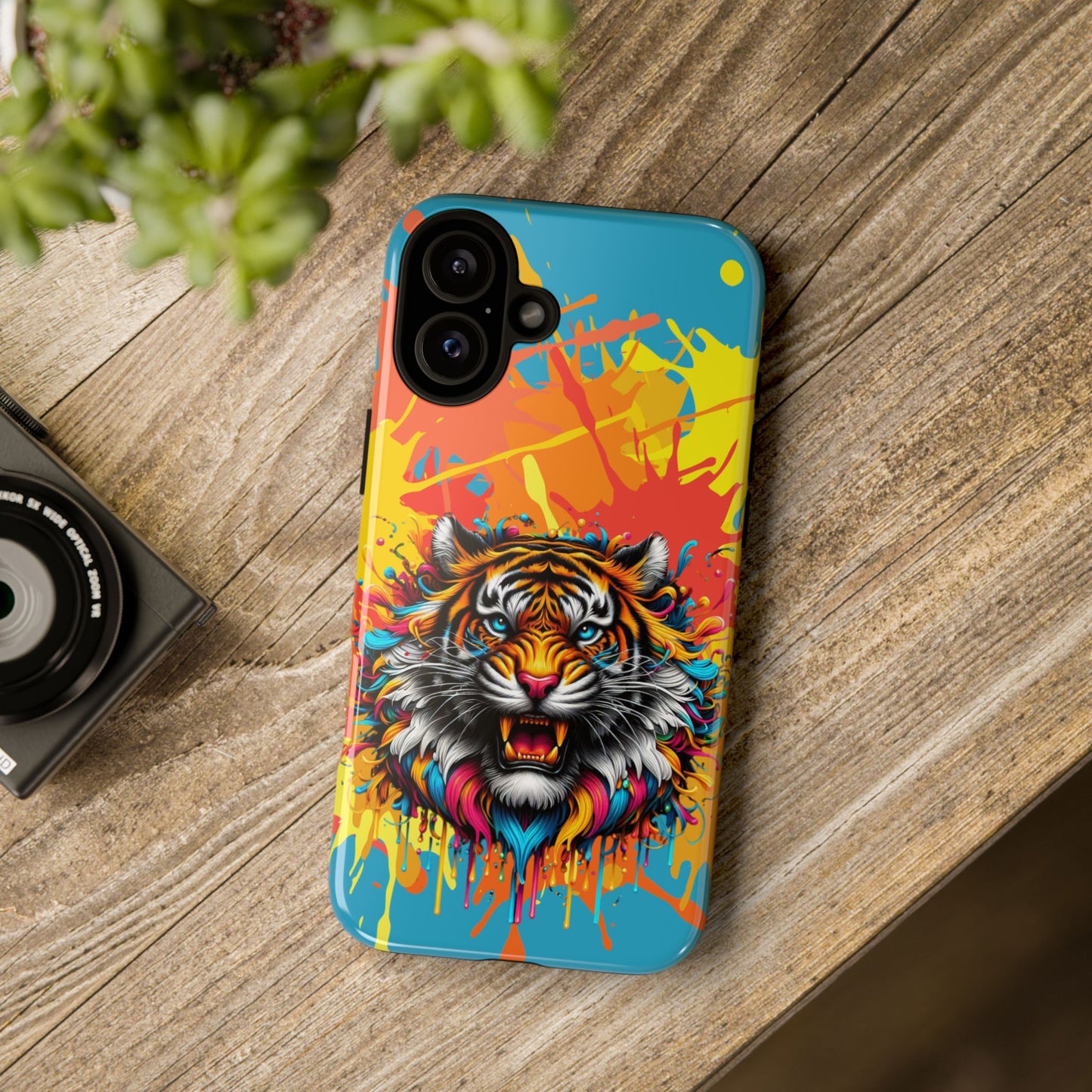 (phone cases) Roaring Tiger Tough Cases