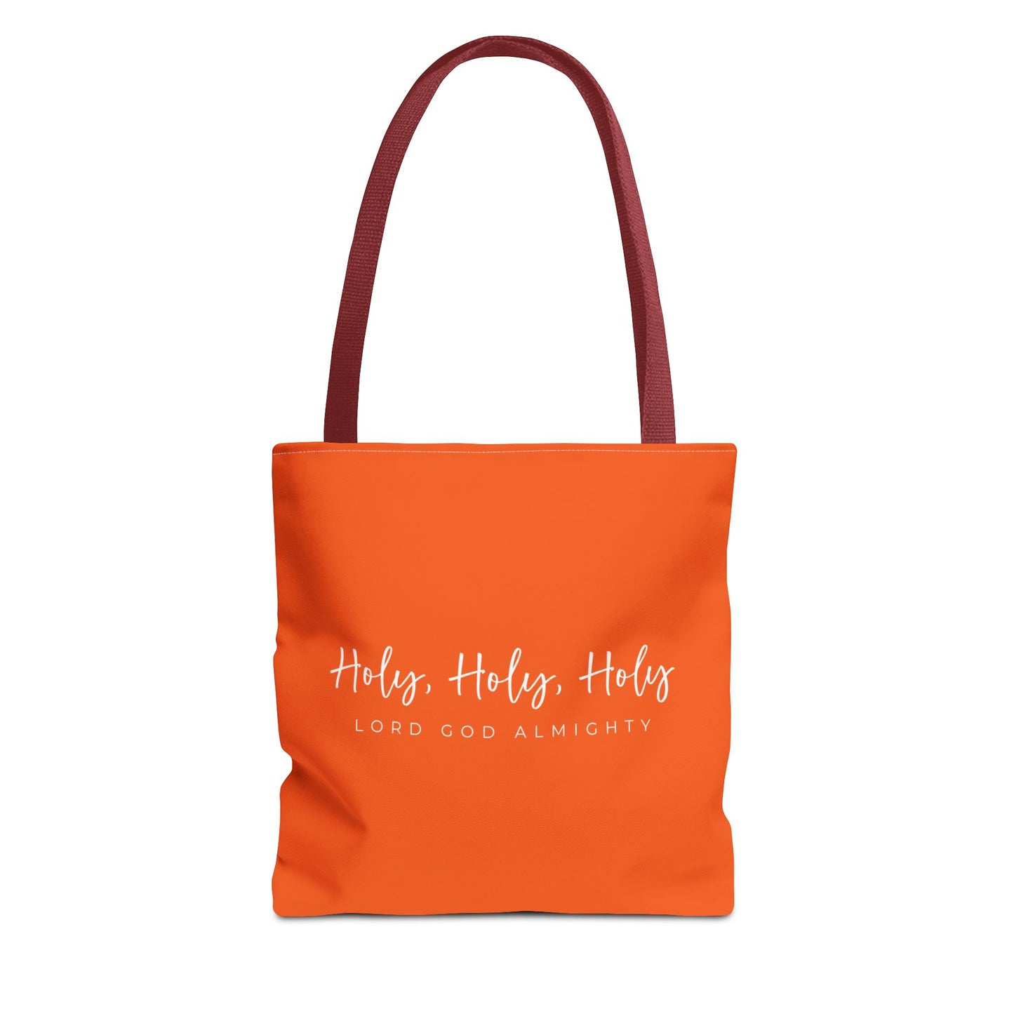 (tote bags) Holy Holy Holy Lord God Almighty (orange)