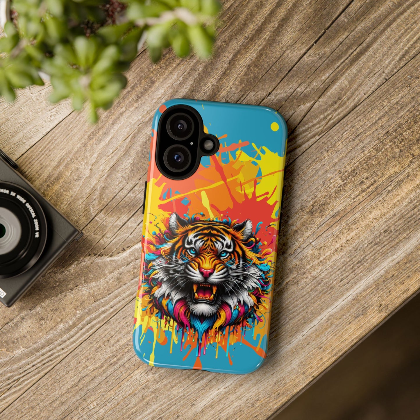 (phone cases) Roaring Tiger Tough Cases