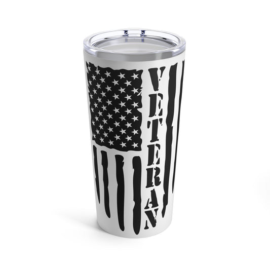 Veteran Tumbler 20oz (white)