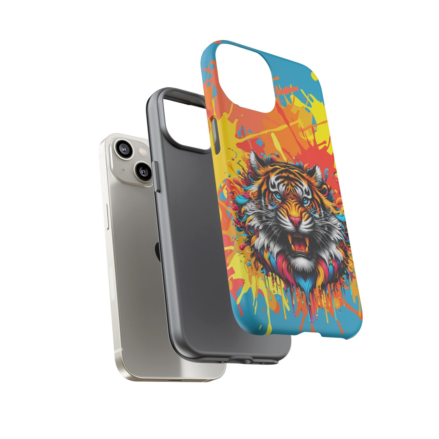 (phone cases) Roaring Tiger Tough Cases