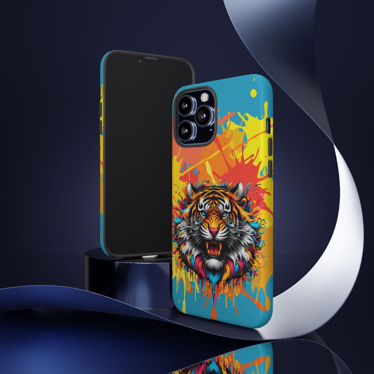 (phone cases) Roaring Tiger Tough Cases