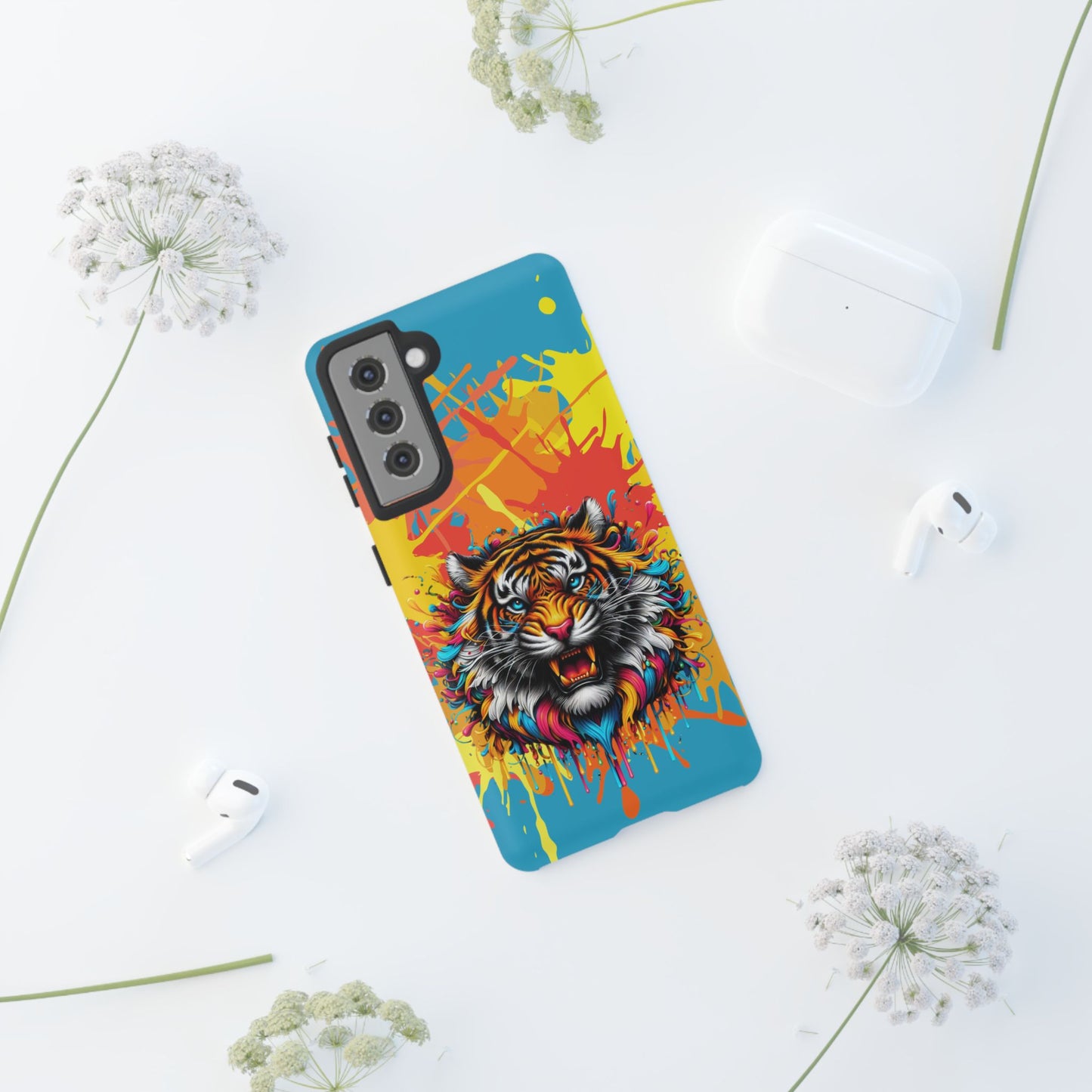 (phone cases) Roaring Tiger Tough Cases