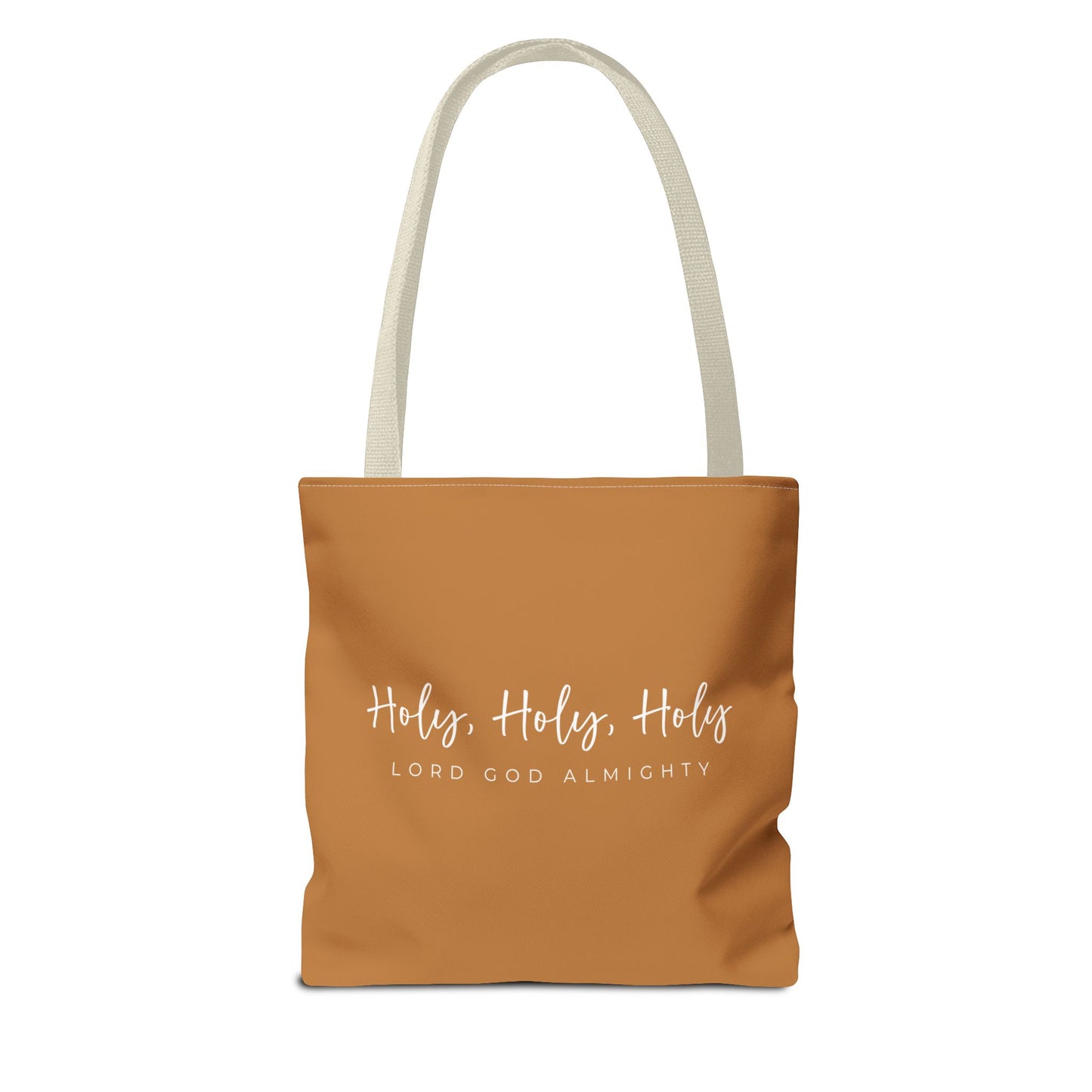 (tote bags) Holy Holy Holy Lord God Almighty (light brown)