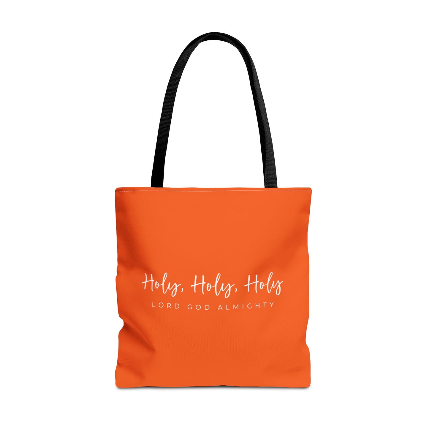 (tote bags) Holy Holy Holy Lord God Almighty (orange)