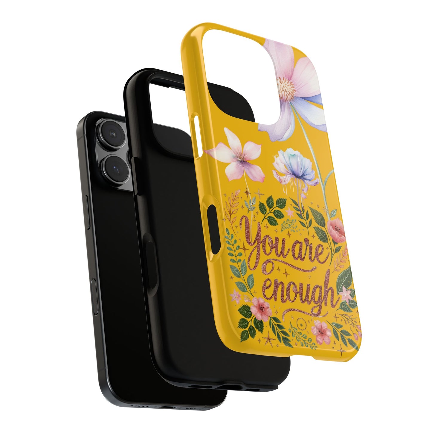 (phone cases) You Are Enough Tough Cases