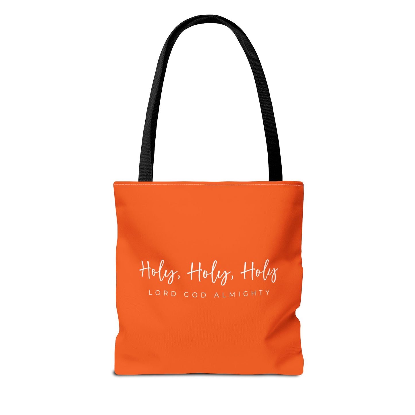 (tote bags) Holy Holy Holy Lord God Almighty (orange)