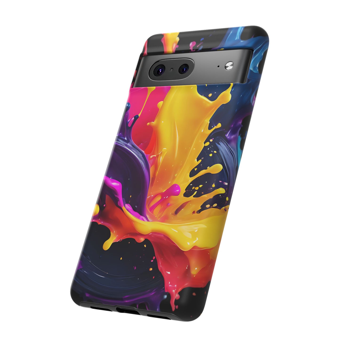 (phone cases) 3D ink splashes Tough Cases