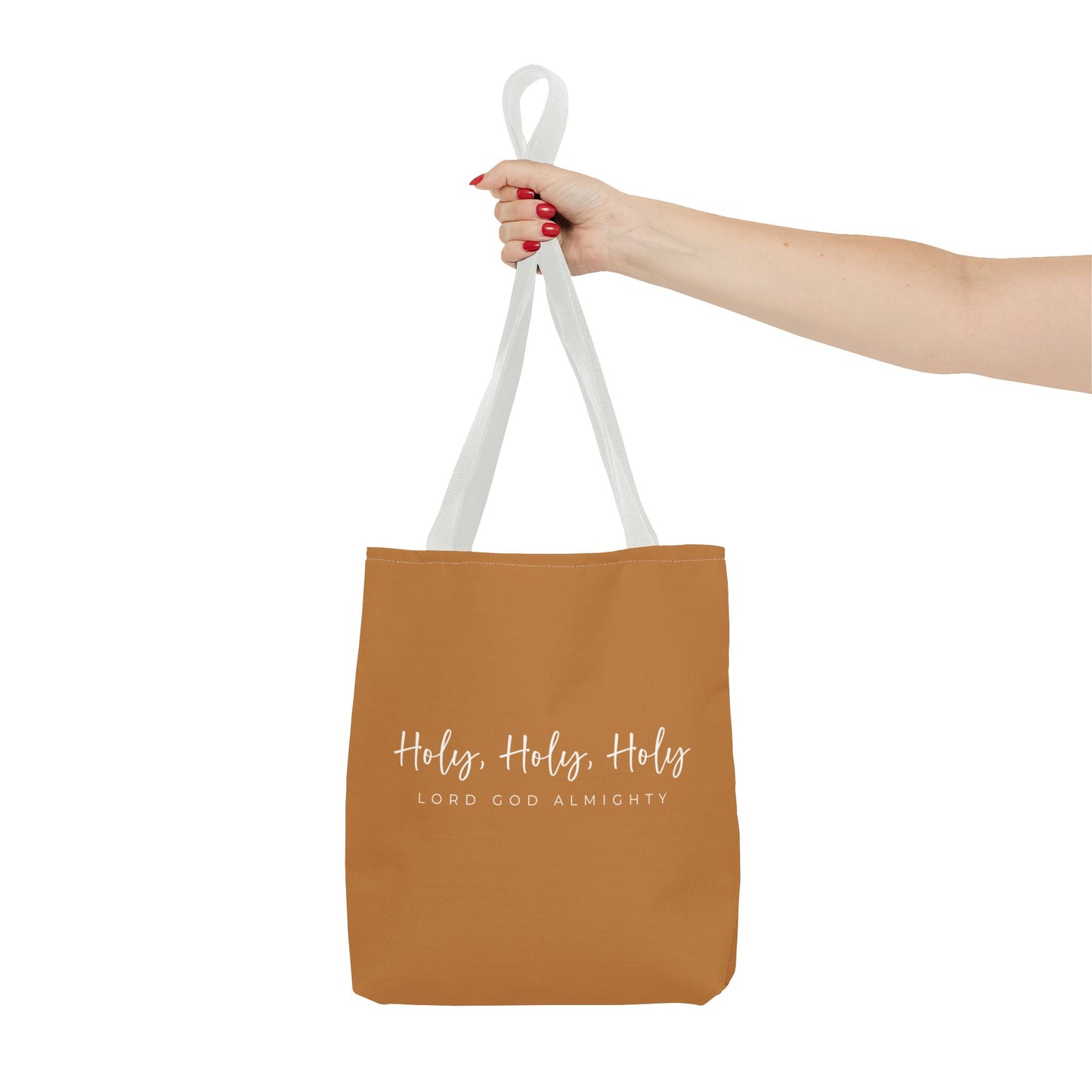 (tote bags) Holy Holy Holy Lord God Almighty (light brown)