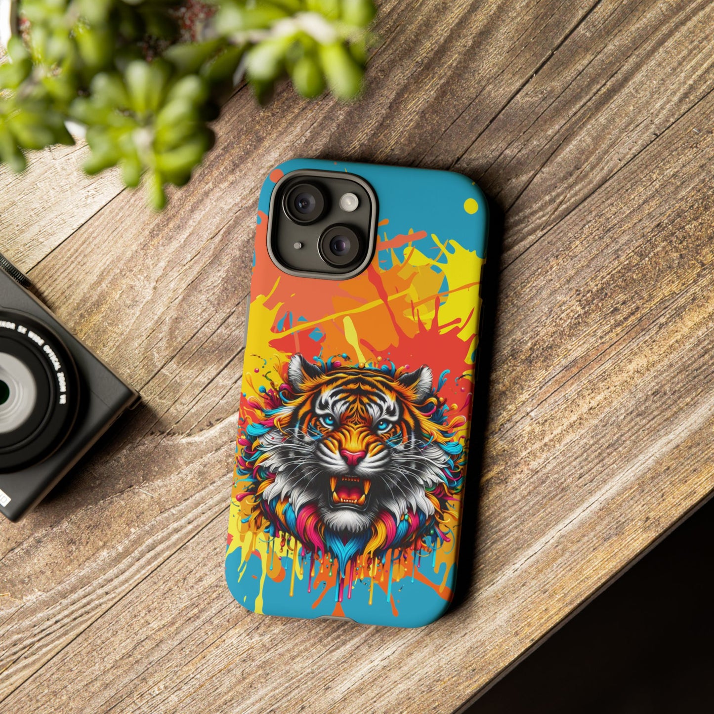 (phone cases) Roaring Tiger Tough Cases