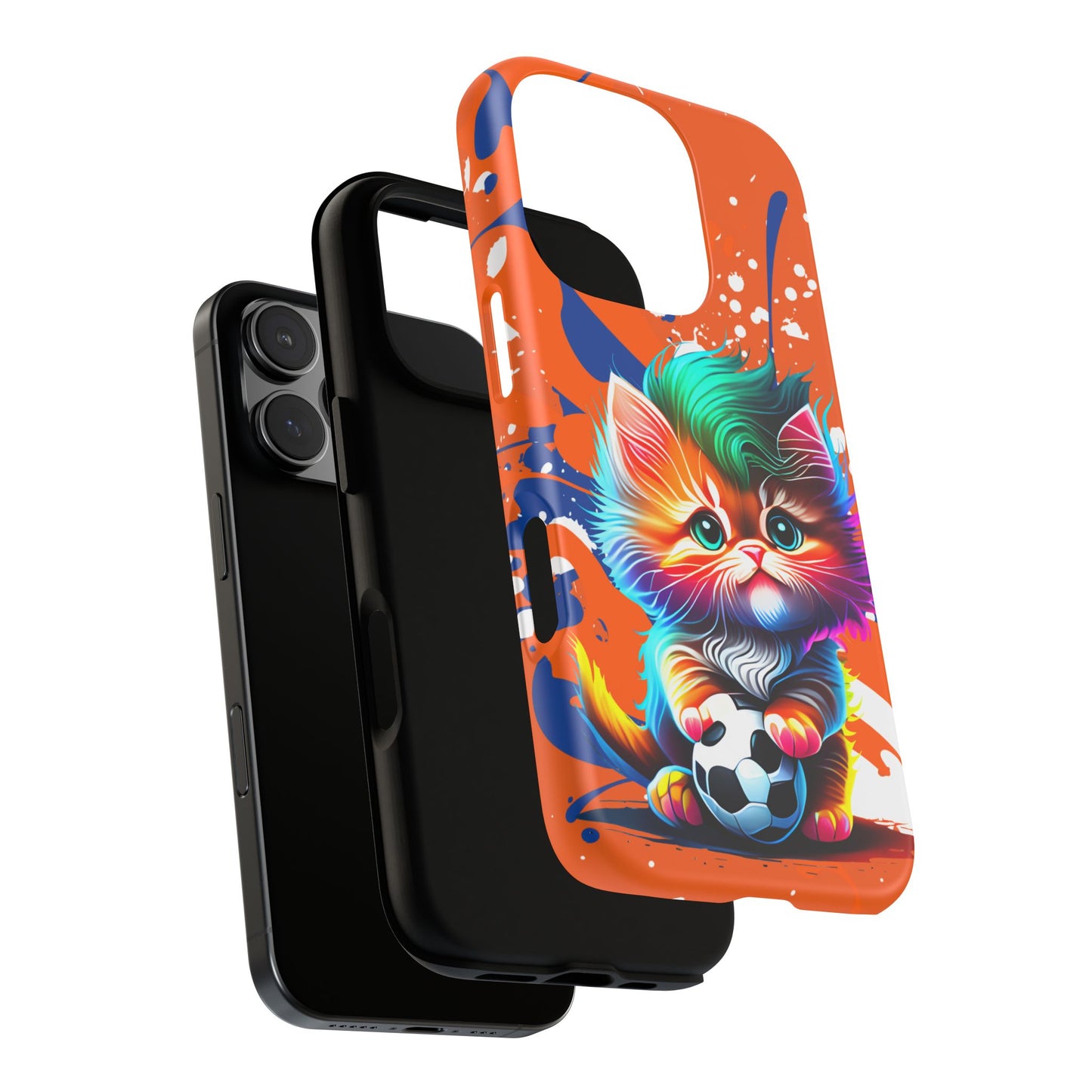 (phone cases) Baby Face Kitty Tough Cases