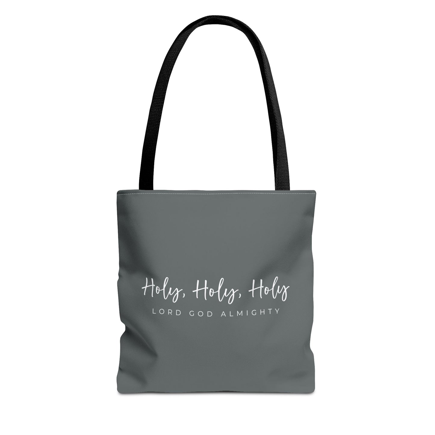 (tote bags) Holy Holy Holy Lord God Almighty (grey)