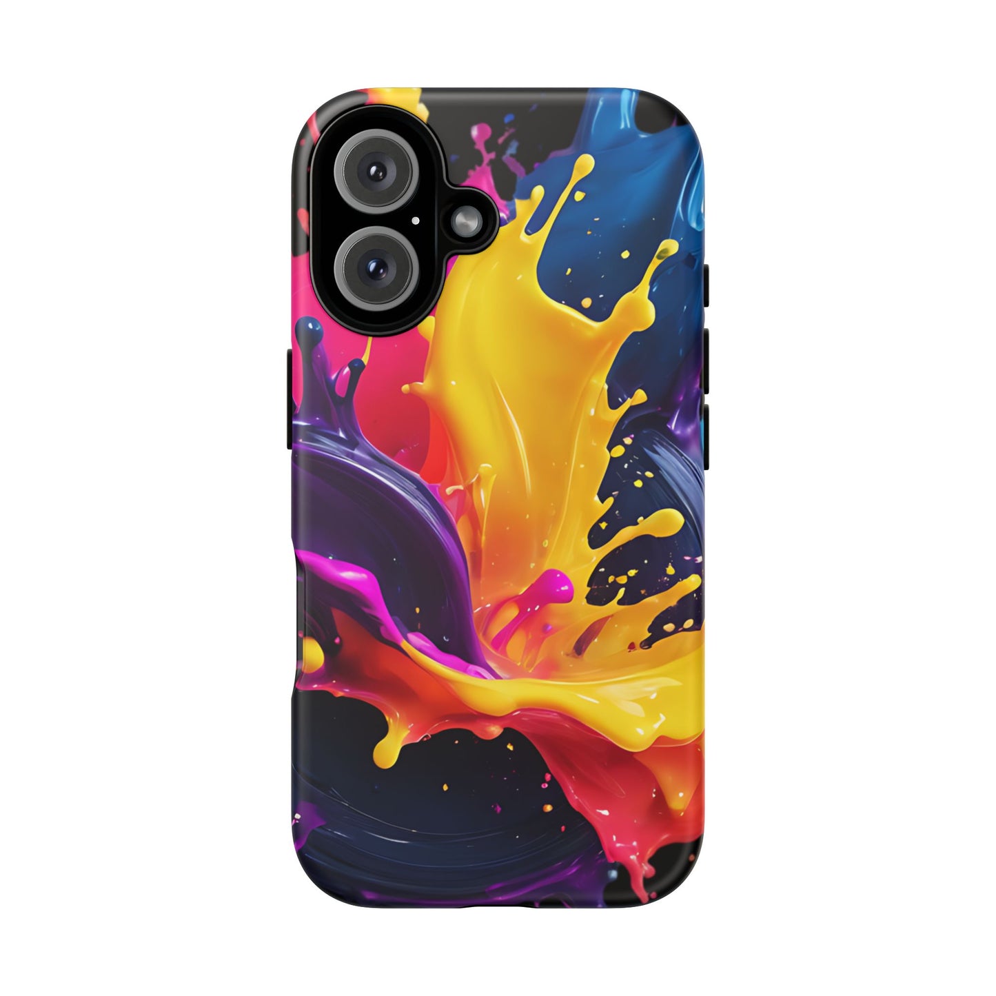 (phone cases) 3D ink splashes Tough Cases