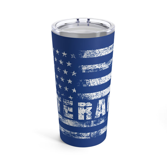 Veteran Tumbler 20oz (blue)