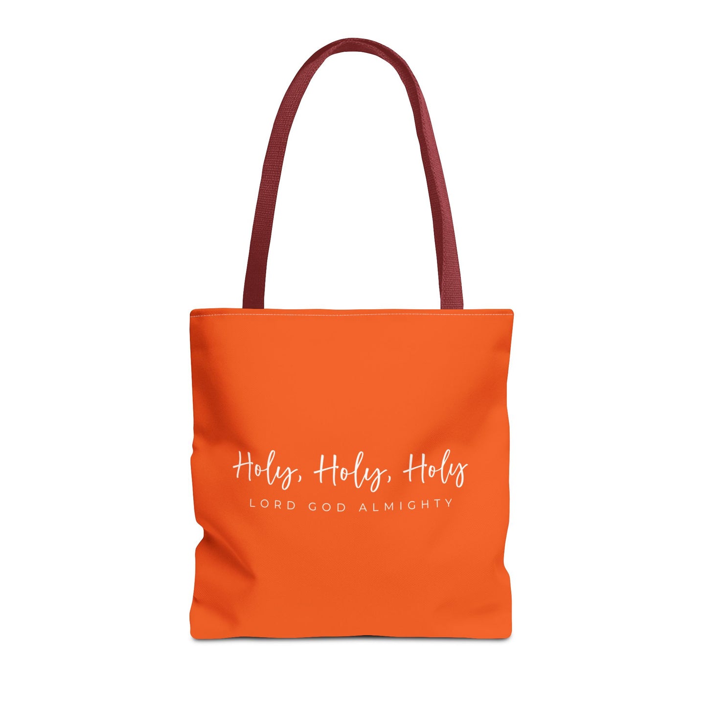 (tote bags) Holy Holy Holy Lord God Almighty (orange)