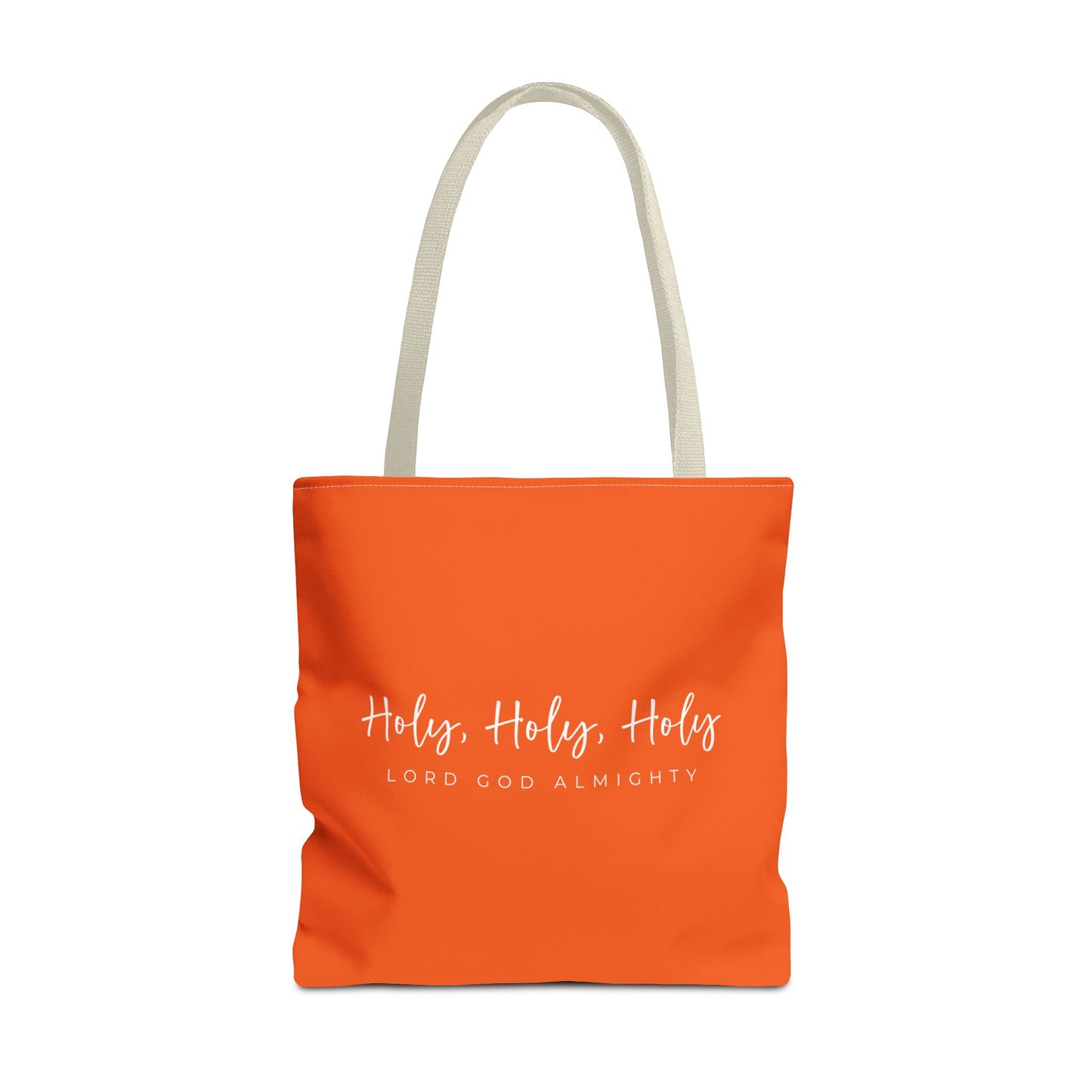 (tote bags) Holy Holy Holy Lord God Almighty (orange)