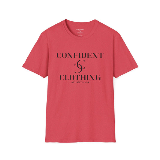 cc (Unisex) multi-color Confident Clothing Luxury Soft Style T-Shirt (mc black logo)