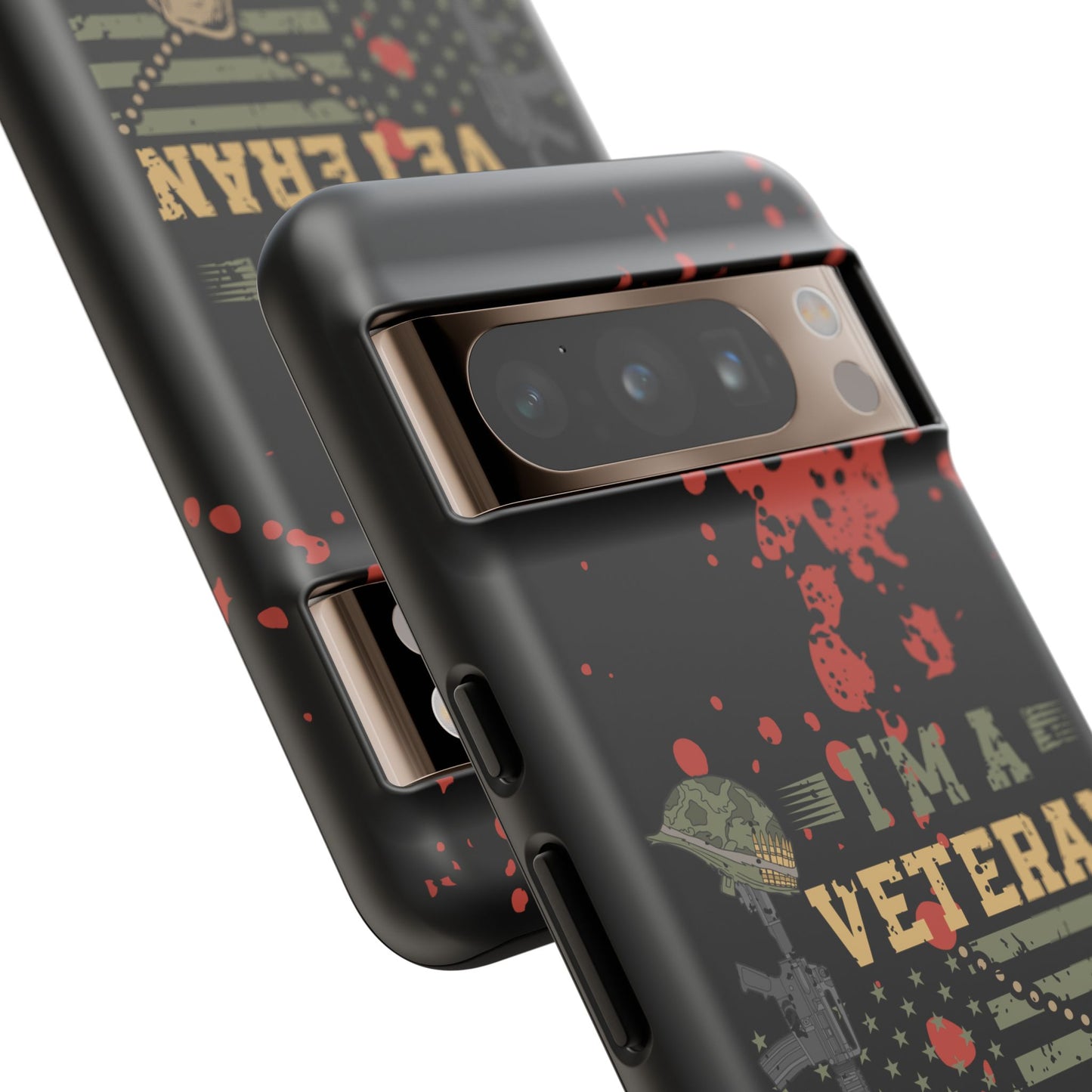 (phone cases) I'm a Veteran I Served I Sacrifice I Regret Nothing Tough Cases