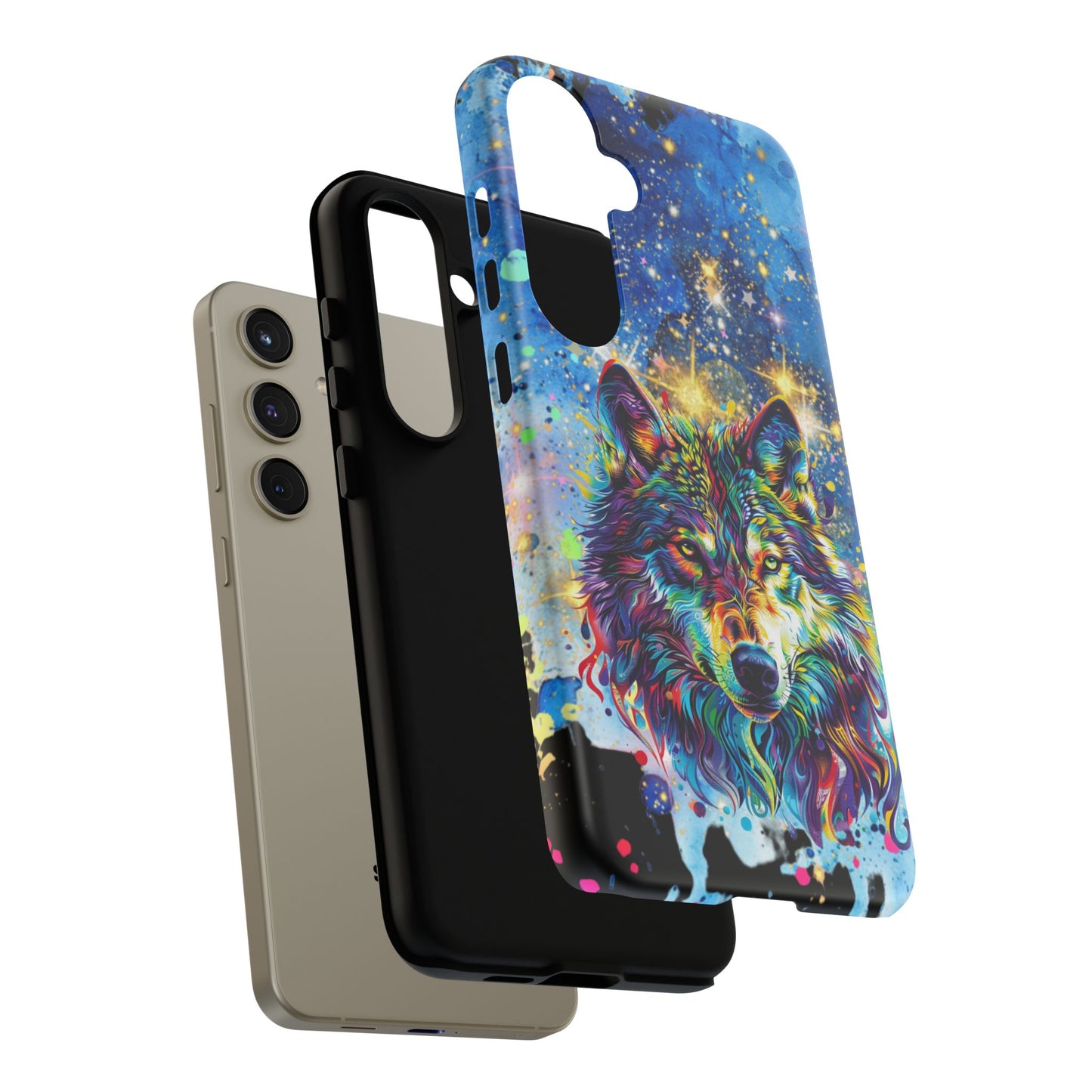 (phone cases) Starlight wolf Tough Cases