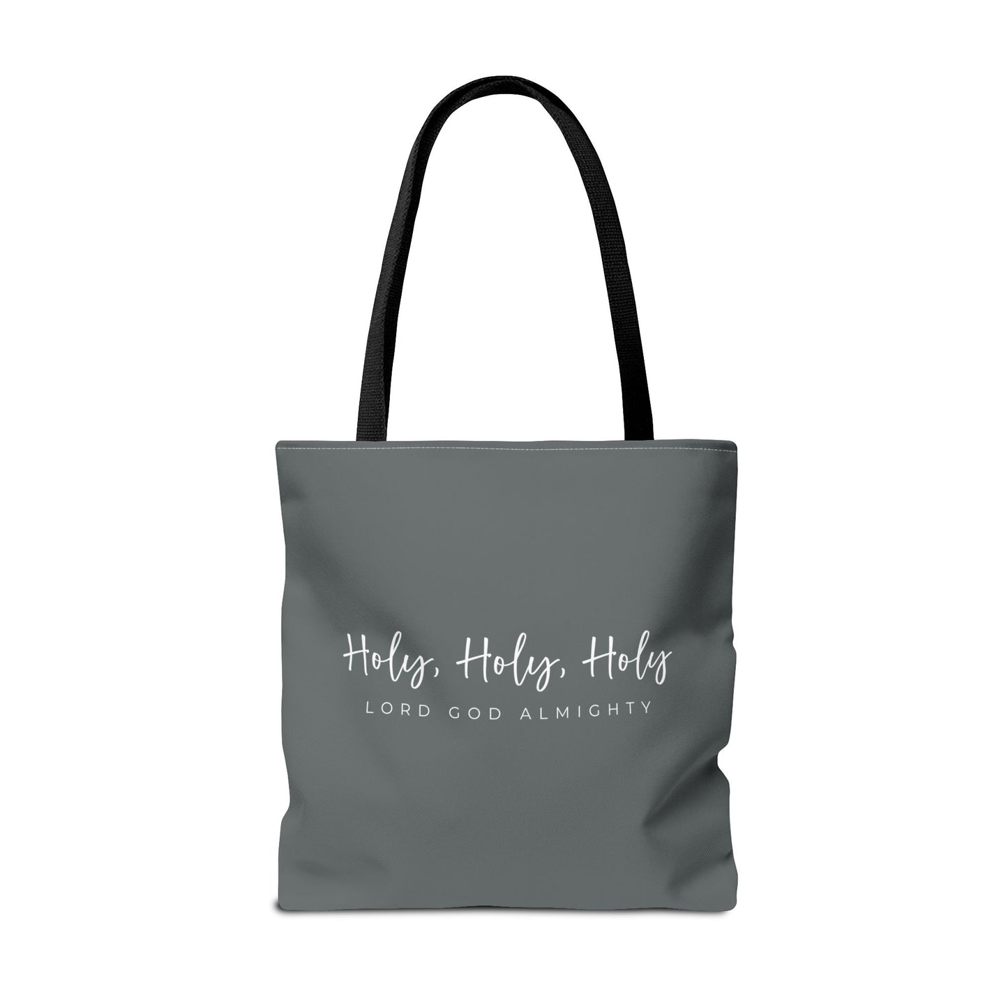 (tote bags) Holy Holy Holy Lord God Almighty (grey)