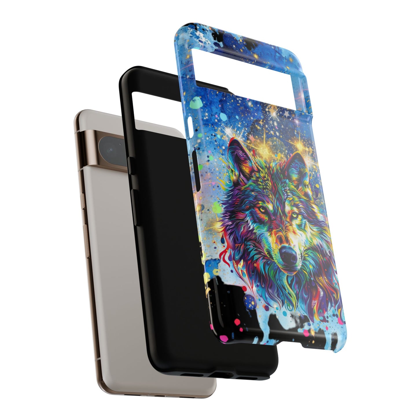 (phone cases) Starlight wolf Tough Cases