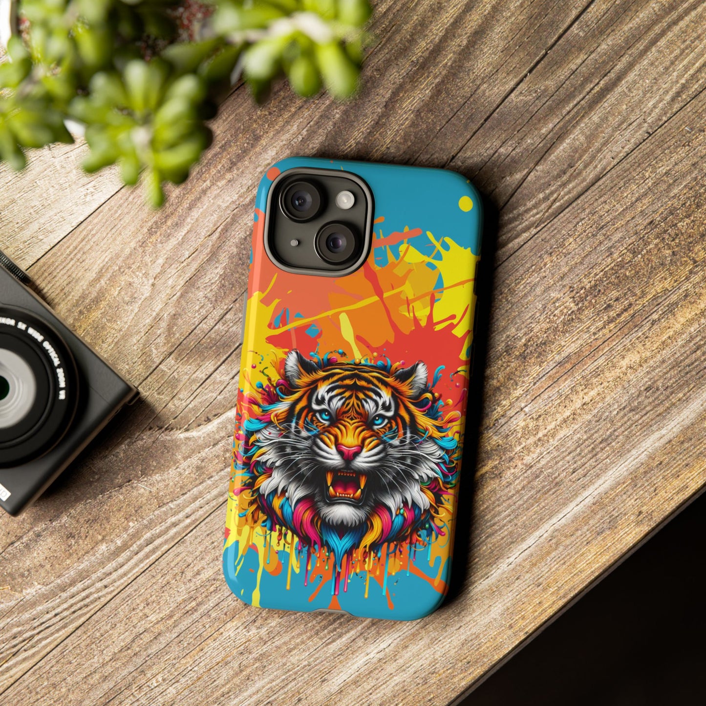 (phone cases) Roaring Tiger Tough Cases