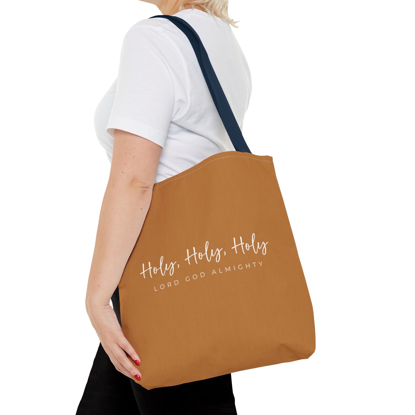 (tote bags) Holy Holy Holy Lord God Almighty (light brown)