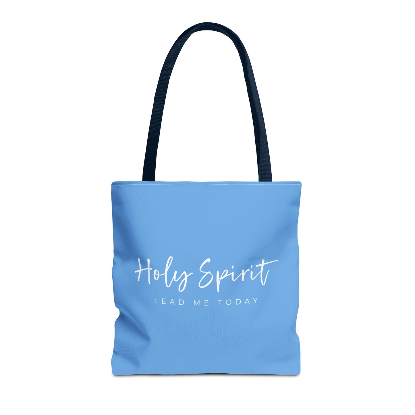 (tote bags) Holy Spirit Lead Me Today (light blue)