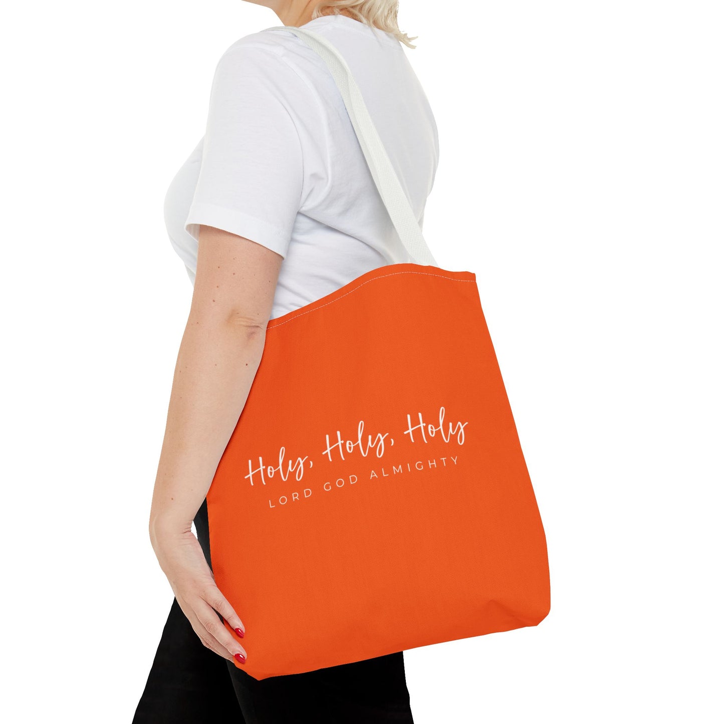 (tote bags) Holy Holy Holy Lord God Almighty (orange)