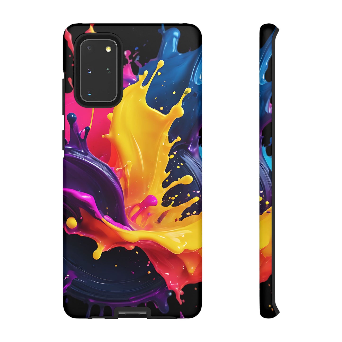 (phone cases) 3D ink splashes Tough Cases